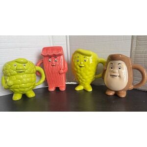 Vintage Actos Pharmaceutical Mugs Triglyceride Muscle Pancreas Ceramic Lier